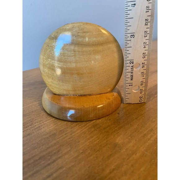 Myrtlewood Vintage Letter Napkin Holder Oregon Handmade Artisan MCM 1950s - Picture 3 of 11